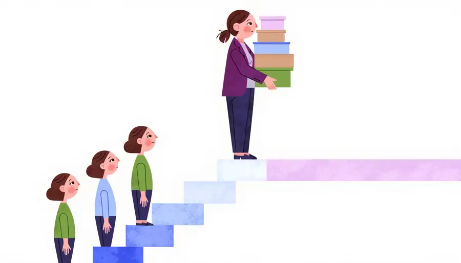 A staircase that stops rising, a leader carrying the load alone